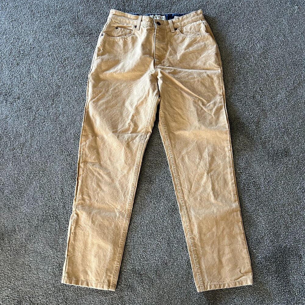 Orvis Womens Canvas Straight Leg Pants 30x30
